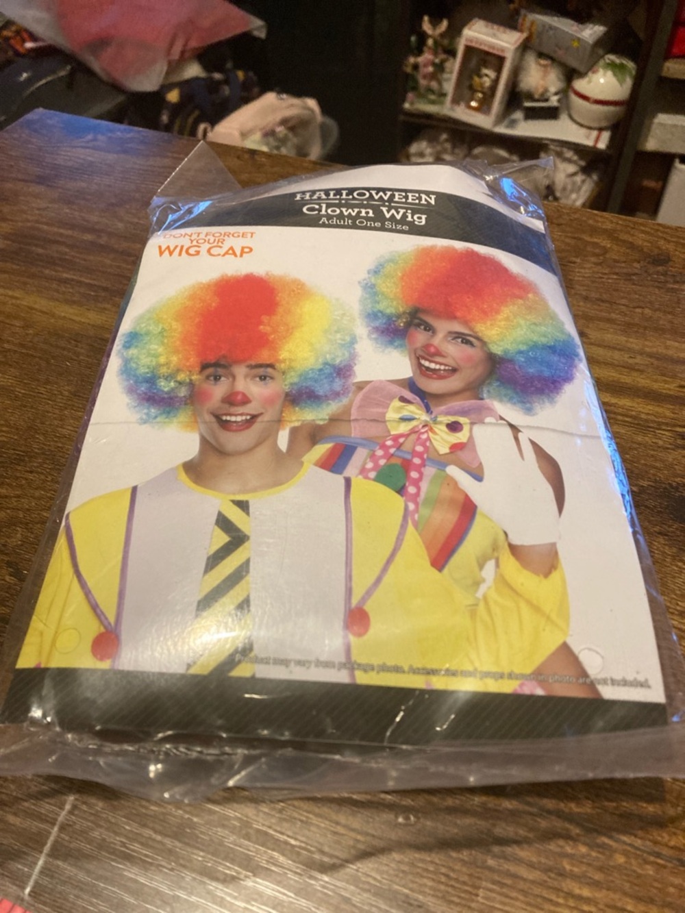 Celebrate Halloween clown wig